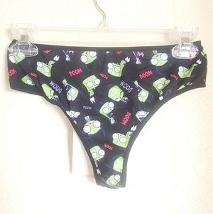 Nickelodeon Black and Green Invader Zim Cartoon Underwear